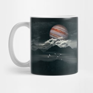 Jupiter above Mountains Mug